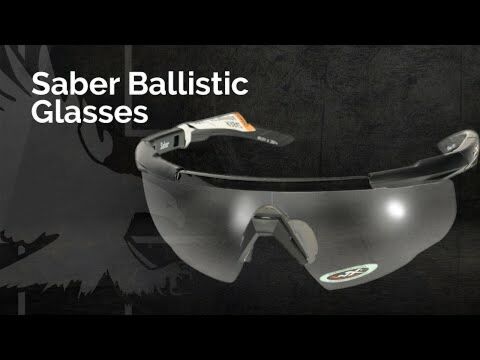 WX Saber Advanced Ballistic Glasses with PTX Laser Lens Insert (UV