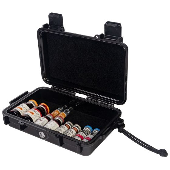 Medicine Storage Box - Black - Transparent - ApolloBox