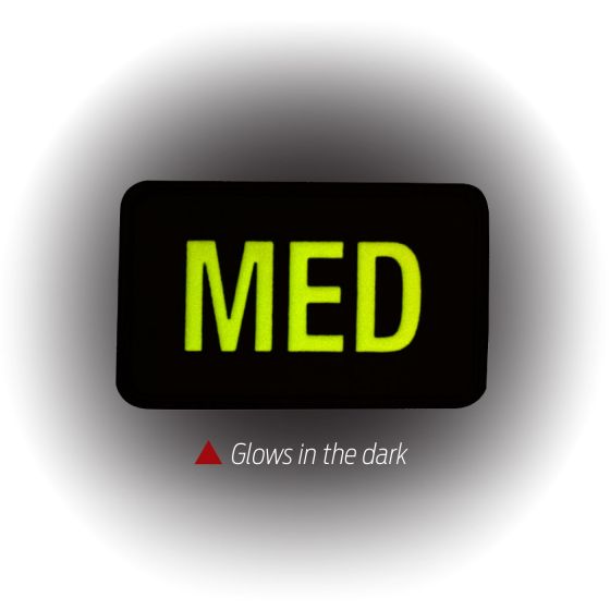 6 x 3 MEDIC Patch-Glow in the Dark