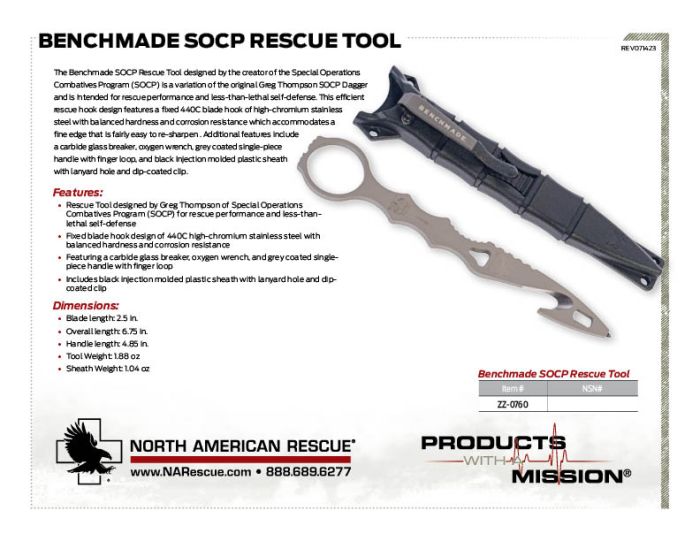 Benchmade SOCP Rescue Tool