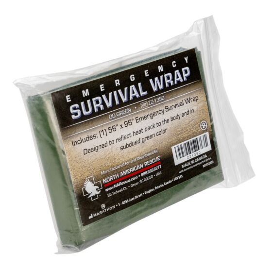 Emergency Survival Wrap - Green | North American Rescue