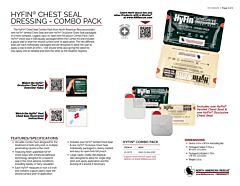 HyFin Chest Seal Dressing - Combo Pack - Product Information Sheet