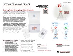 Sotair Training Device - Product Information Sheet