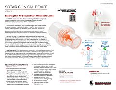 Sotair Clinical Device - 6 Pack - Product Information Sheet