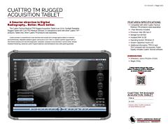 Cuattro TM Rugged Acquisition Tablet - Product Information Sheet
