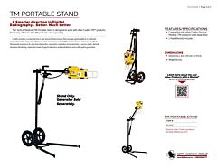 TM Portable Stand - Product Information Sheet