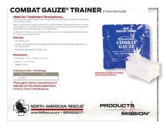 Combat Gauze Trainer Product Information Sheet