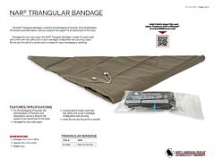 NAR Triangular Bandage - Product Information Sheet