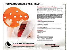 Polycarbonate Eye Shield Product Information Sheet