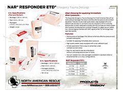 Responder Emergency Trauma Dressings - Product Information Sheet