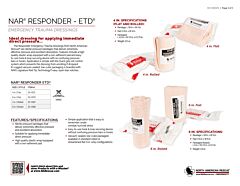 Responder Emergency Trauma Dressings - Product Information Sheet