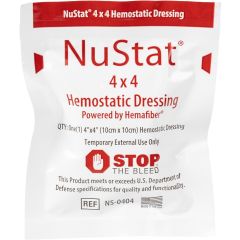 NuStat Hemostatic Dressing - 4 in. x 4 in.