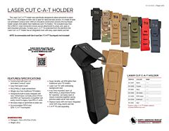 Laser Cut C-A-T Holder - Product Information Sheet