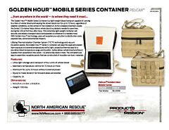 Pelican Golden Hour Mobile Series Containers - Product Information Sheet
