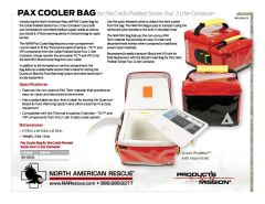 PAX Cooler Bag for the Crēdo ProMed Series Four 2 Liter Container Product Information Sheet