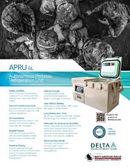 Autonomous Portable Refrigeration Unit - Product Flyer