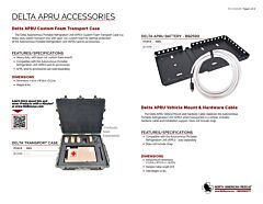 DELTA APRU Accessories Product Information Sheet