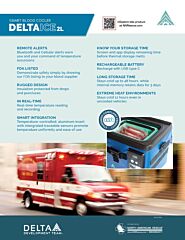 DELTA ICE 2L Smart Blood Cooler - Product Flyer