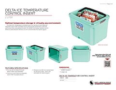 DELTA ICE Temp Control Insert - Product Info Sheet
