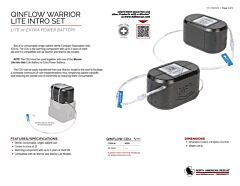 QinFlow Compact Disposable Unit (CDU) - Box of 12 - Product Information Sheet