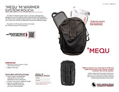 °MEQU °M Warmer System Pouch - Product Information Sheet