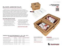 Blood Armor Duo - Prod Information Sheet