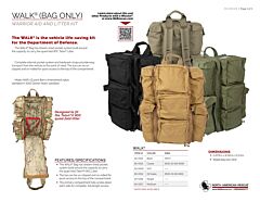 WALK BAG only - Product Information Sheet