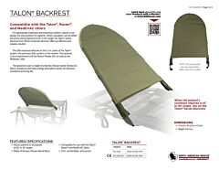 Talon Backrest Product Information Sheet