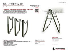 OSL Litter Stands - Product Information Sheet