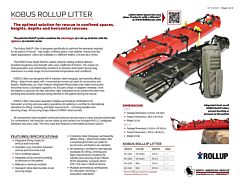 KOBUS RollUP Litter - Product Information Sheet