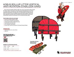 Kobus RollUP Litter Vertical Anti-Rotation Stabilizer (VARS) - Product Information Sheet