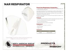 NAR Respirator Product Information Sheet