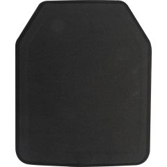 10 in. x 12 in. NIJ Level III+ UHMWPE Plate Armor - Single Curve - Shooter Cut