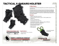 XSHEAR Gen 2 Tactical Holster - Product Information Sheet