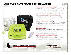 ZOLL AED Plus Automatic Defibrillator - Product Information Sheet