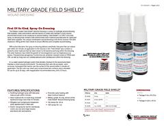 Military Grade Field Shield - Product Information Sheet