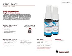 KeriCleanz Antiseptic Spray - Product Information Sheet