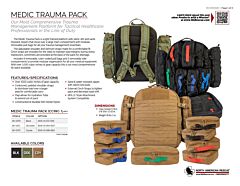 Medic Trauma Pack Product Information Sheet