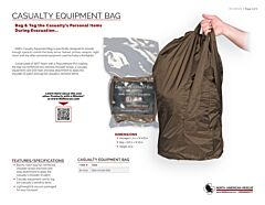 Casualty Equipment Bag - Product Information Sheet