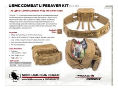 USMC Combat Lifesaver Kit - Product Information Sheet
