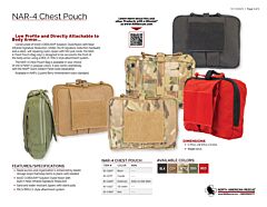 NAR-4 Chest Pouch Bag Product Information Sheet