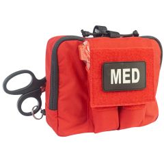 Rescue Task Force Chest Pouch Medical Kit - Red