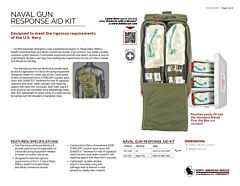 Naval Gun Response Aid Kit Product Information Sheet