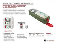 NAVAL FIRST AID BOX RESPONSE KIT Product Information Sheet
