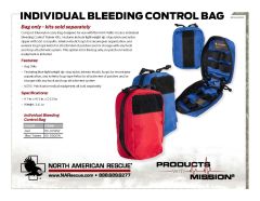 Public Access Individual Bleeding Control Kit - Bag Only - Product Information Sheet