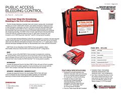 Public Access Bleeding Control - 8-Pack - Nylon - Product Information Sheet
