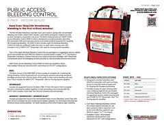 Public Access Bleeding Control 8-Pack - Vacuum Sealed - Product Information Sheet