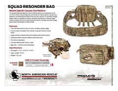 Squad Responder Bag - MultiCam - Product Information Sheet