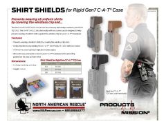 Rigid Case Shirt Shields Product Information Sheet