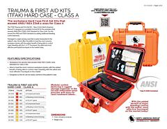 Trauma and First Aid Kit Hard Case - Class A Product Information Sheet